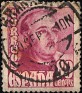 Spain 1954 General Franco 80 CTS Carmine Pink Edifil 1023. Uploaded by Mike-Bell